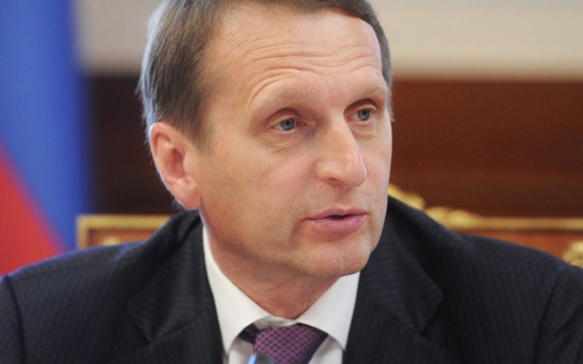 Sergei Naryshkin: Russia will not allow its isolation