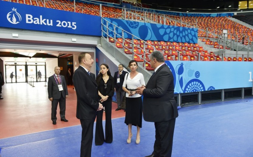 Президент Ильхам Алиев ознакомился с условиями в Baku Crystal Hаll - ФОТО