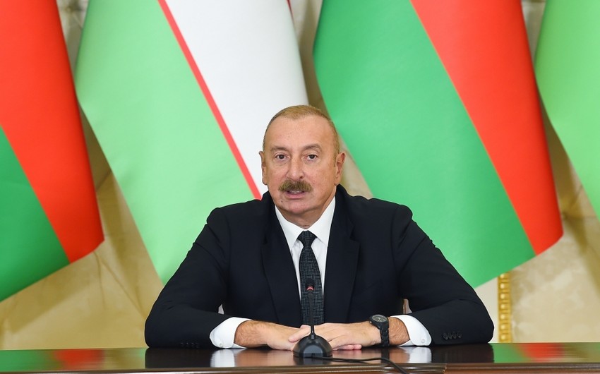 President: Relations between Azerbaijan and Uzbekistan reached the highest level