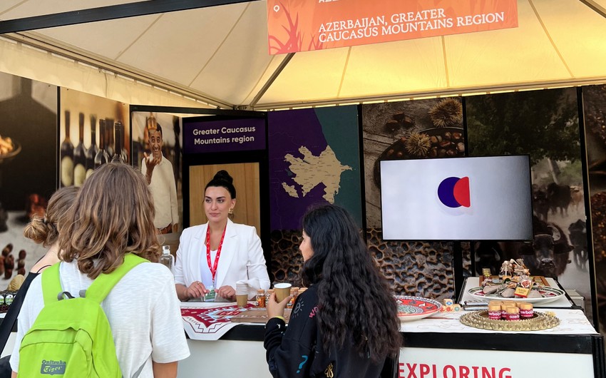 Azərbaycanın qastroturizm imkanları İtaliyada keçirilən festivalda təbliğ edilib