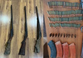В Хачмазе сотрудники полиции обнаружили незарегистрированное огнестрельное оружие