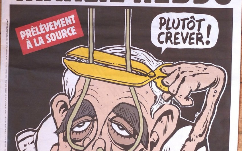 Французский журнал опубликовал карикатуру на Шарля Азнавура - ФОТО