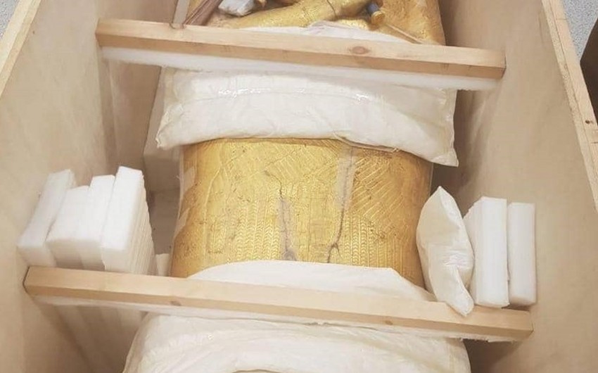 В Египте начали реставрировать саркофаг золотого фараона Тутанхамона