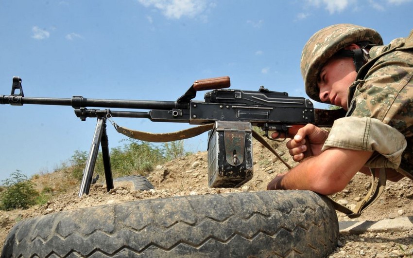 Armenians fire at Azerbaijani positions 57 times