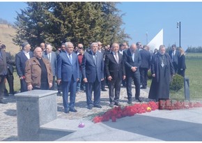 Azərbaycandakı qeyri-islam dini icmalarının nümayəndələri Quba Soyqırımı Memorial Kompleksini ziyarət ediblər