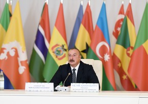 Prezident: “Azərbaycan “Bandunq prinsipləri”ni tam bölüşür”