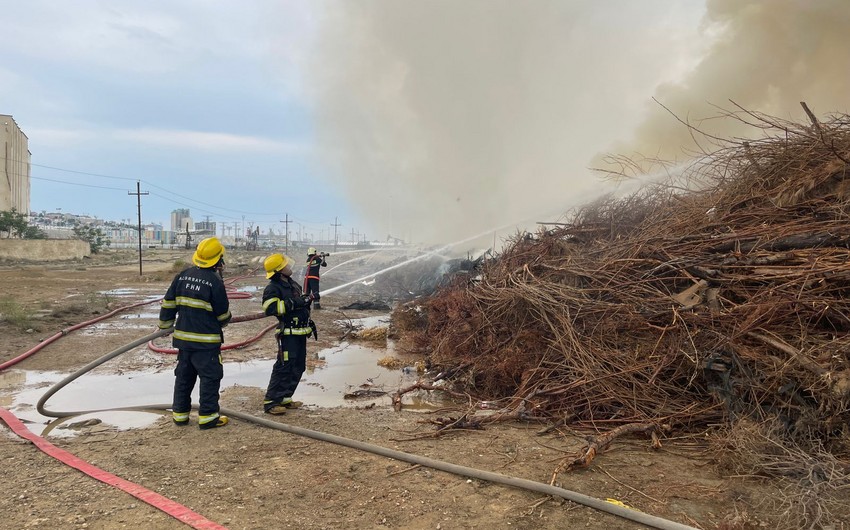 Пожар в Сабаильском районе Баку локализован