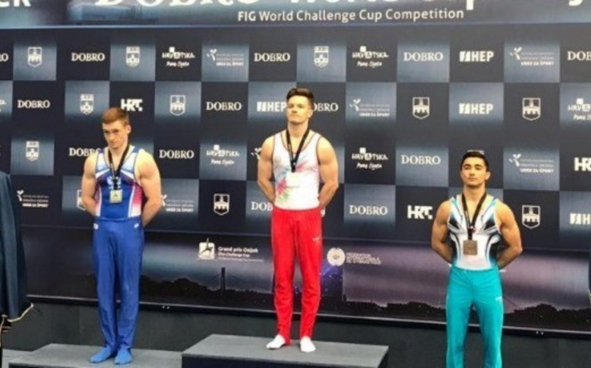 Azərbaycan gimnastları beynəlxalq yarışlarda medallar qazanıblar