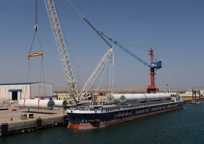 First components of Khizi-Absheron Wind Power Plant arrive in Azerbaijan