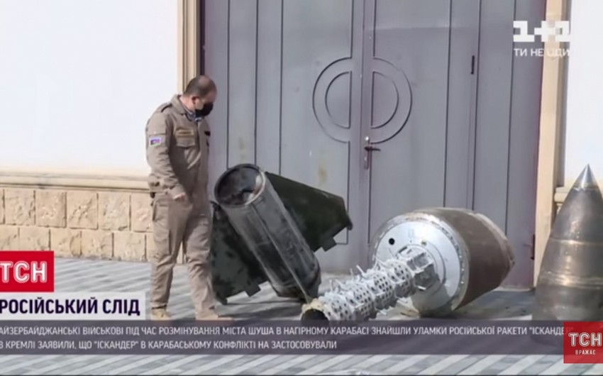 Ukrainian media widely cover Armenia's use of Iskander missile against Azerbaijan