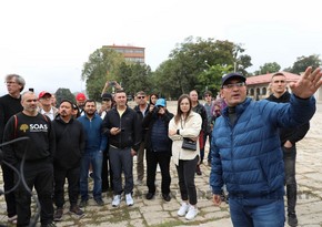 Foreign travelers arrive in Azerbaijan’s Shusha