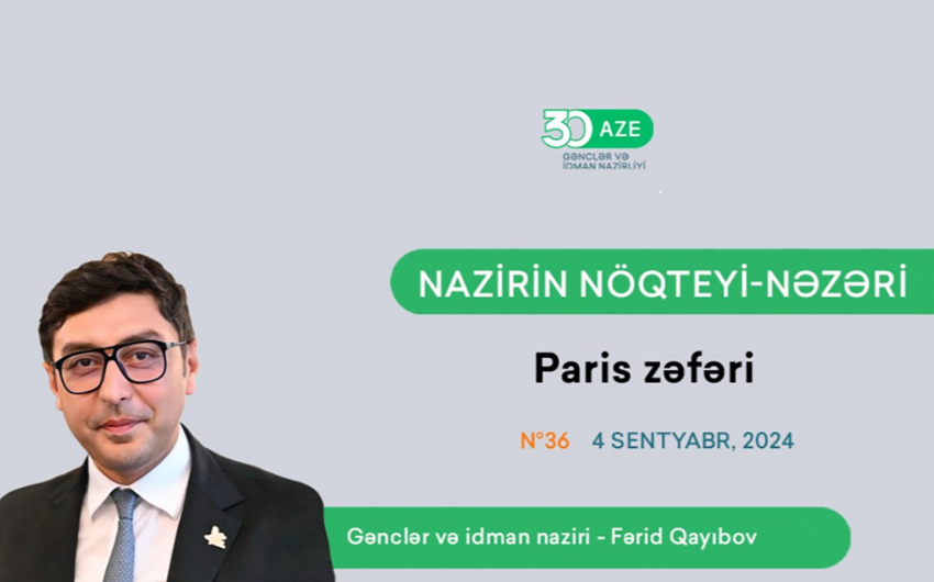 Fərid Qayıbov: Avqust ayı Azərbaycan idman tarixinə yeni qələbələr, tarixi uğurlar və rekordlarla yazıldı