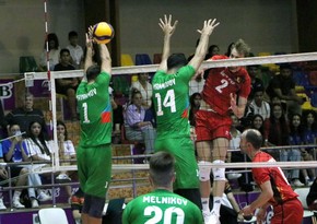 Azərbaycanın kişi voleybolçuları Belçikaya məğlub olub