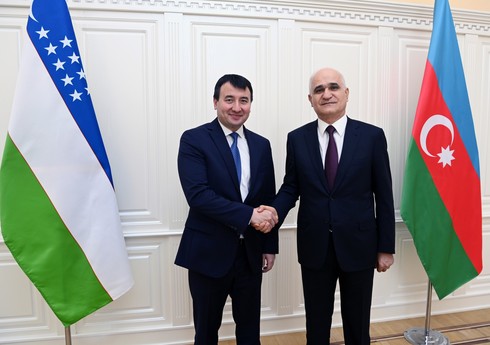 Шахин Мустафаев встретился с заместителем премьер-министра Узбекистана