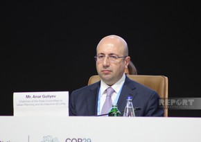 Anar Quliyev: COP29-da Şəhərsalma Gününün keçirilməsi Azərbaycan üçün xüsusi əhəmiyyət kəsb edir