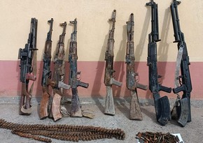5 assault rifles and 8 grenades found in Khankandi 