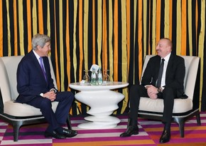 Ильхам Алиев встретился в Мюнхене со спецпредставителем президента США по вопросам климата