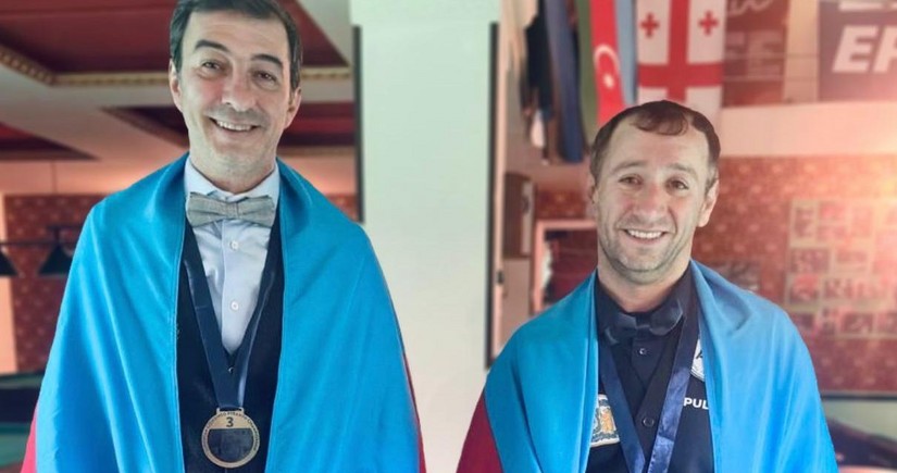 Azerbaijani billiards player claims European gold