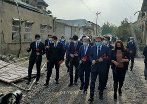 Turkish diaspora members visit Ganja
