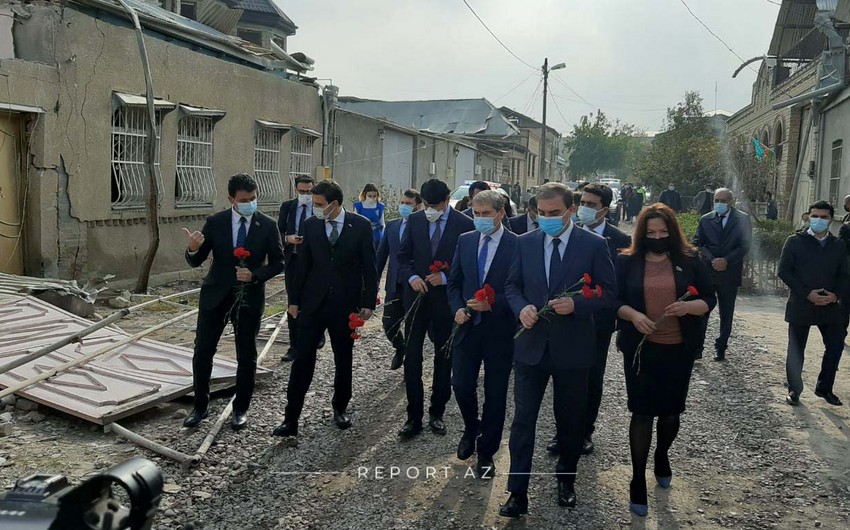 Turkish diaspora members visit Ganja