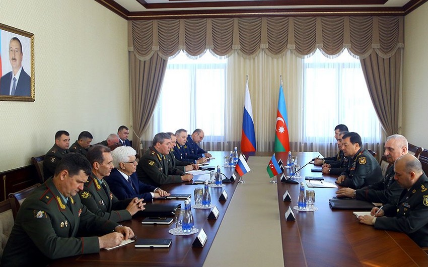 Состоялась встреча начальников генеральных штабов Вооруженных Сил Азербайджана и России