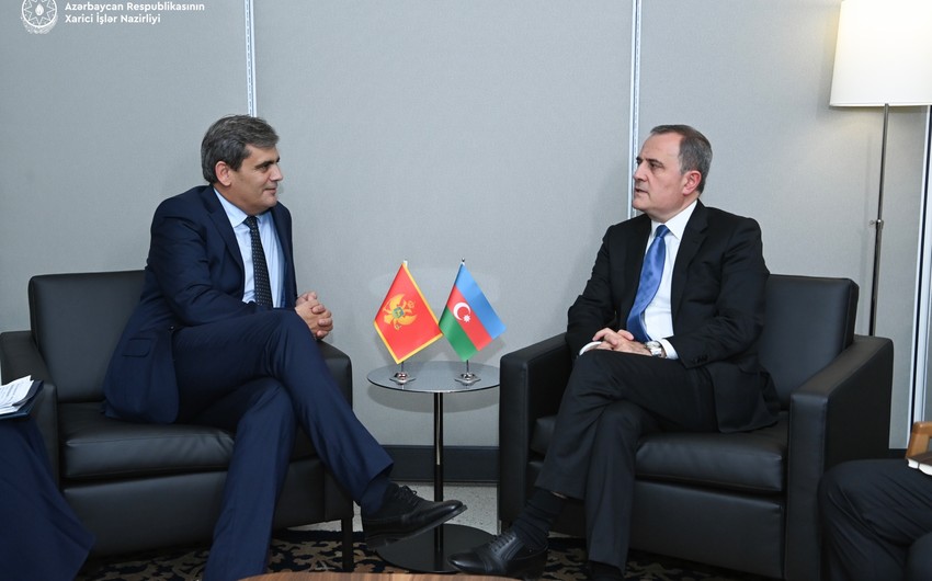 Azerbaijan FM holds discussions with his Montenegrin counterpart