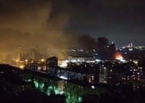 Explosion hits a plant in Baku - PHOTO