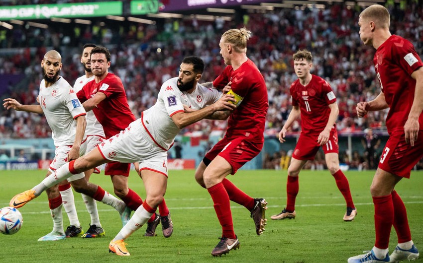 DÇ-2022: Danimarka - Tunis oyunu qolsuz heç-heçə ilə başa çatıb