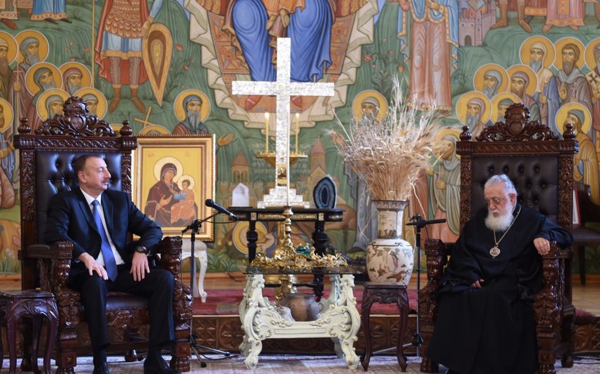Patriarch of the Georgian Orthodox Church concerned over the violation of territorial integrity of Azerbaijan and Georgia