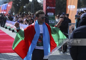 Финишировавший первым на ультрамарафоне Ханкенди-Баку посвятил свою победу памяти шехидов