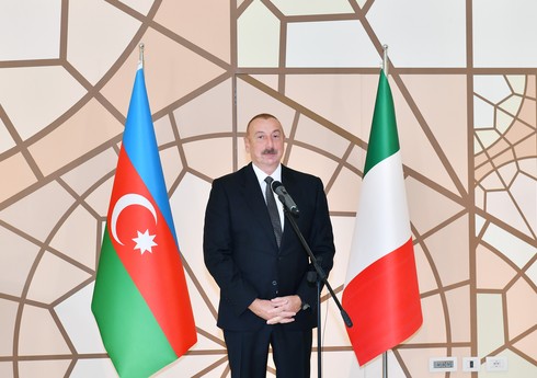 Ильхам Алиев: Между Италией и Азербайджаном очень сильные политико-экономические связи
