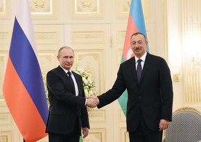 Vladimir Putin congratulates Ilham Aliyev