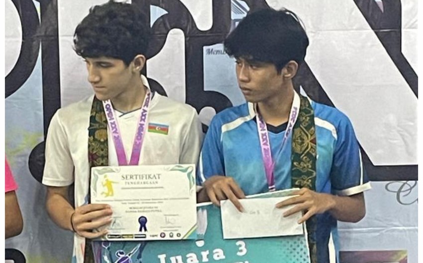 Azərbaycan badmintonçusu İndoneziyada bürünc medal qazanıb