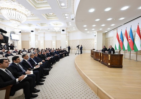 Президент: Межгосударственные отношения между Азербайджаном и Таджикистаном вышли на самый высокий уровень