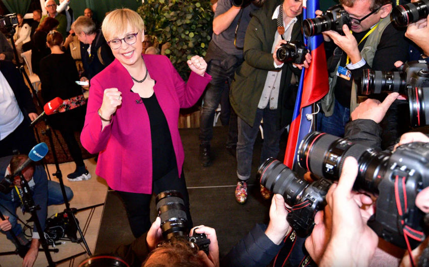 Sloveniyada ilk dəfə qadın prezident seçilib