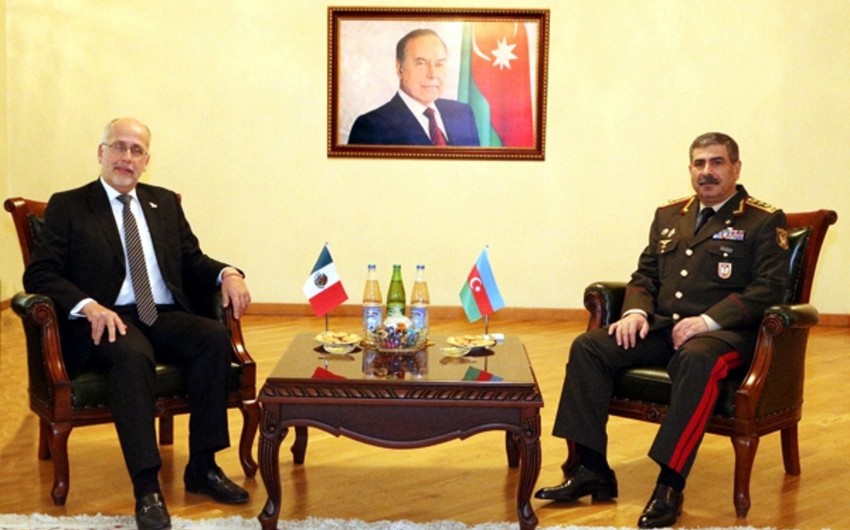 Mexican envoy met with Azerbaijani defence minister