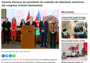 Influential Peruvian newspaper writes about Azerbaijan
