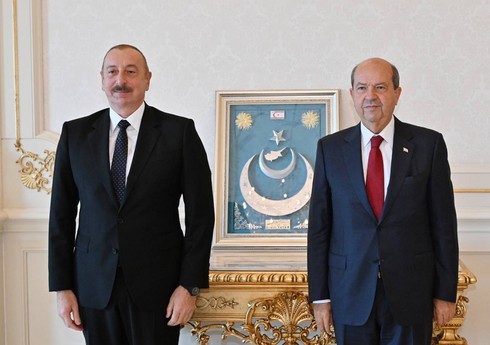 Лидер Северного Кипра поздравил президента Азербайджана Ильхама Алиева