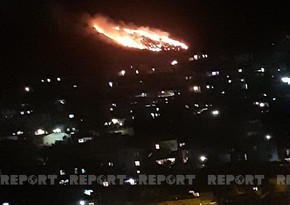 В Баку на склоне горы потушен сильный пожар - ОБНОВЛЕНО