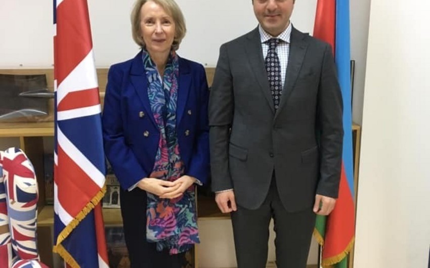Head of Nagorno Karabakh's Azerbaijani community meets with British ambassador