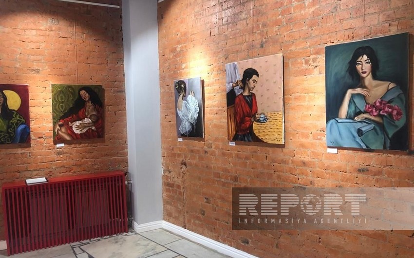 В Москве прошла выставка картин азербайджанской художницы