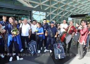 Выступавшие на Исламиаде спортсмены вернулись в Азербайджан