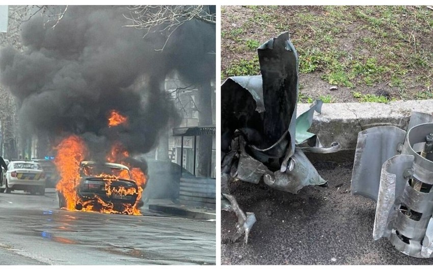 Rusiya Ukraynanın Odessa şəhərini intensiv raket atəşinə tutub - VİDEO