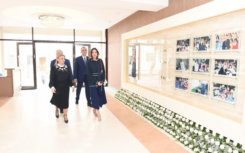 Первый вице-президент приняла участие в открытии здания детского сада номер 157 в Сабаильском районе после капитальной реконструкции