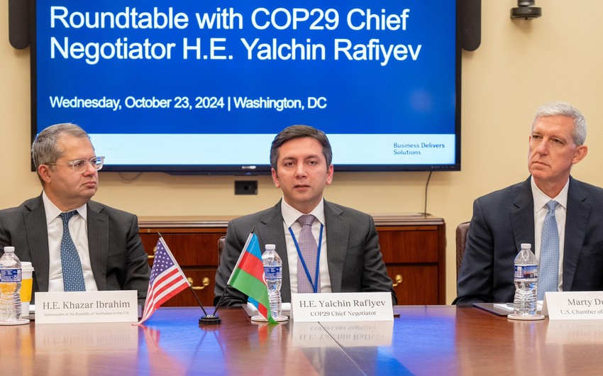 Yalchin Rafiyev Mulls Private Sector Role At COP29 In Washington | Report.az