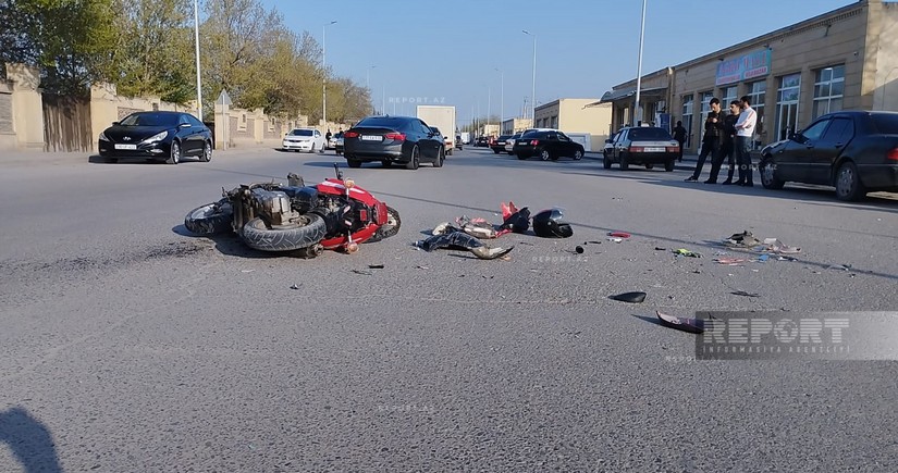 Kürdəmirdə avtomobil 72 yaşlı motosikletçini vuraraq öldürüb