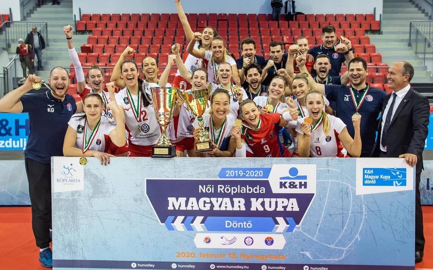 Азербайджанская волейболистка стала победительницей Кубка Венгрии - ФОТО
