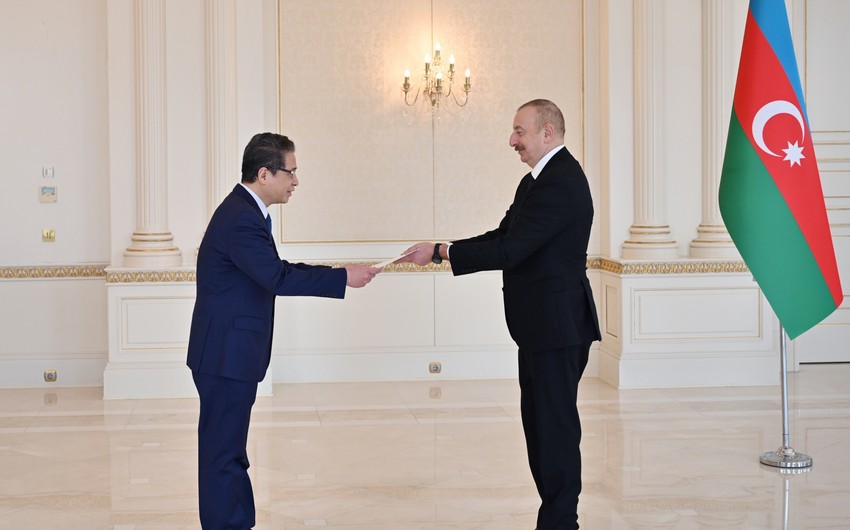 President Ilham Aliyev accepts credentials of incoming ambassador of Vietnam