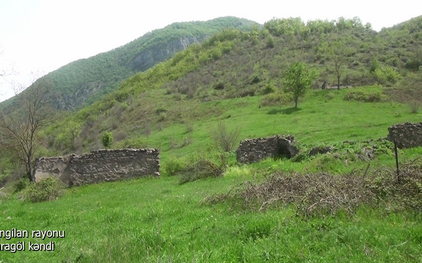 Кадры из села Гарагёль Зангиланского района