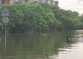 Houses belonging to Azerbaijanis flooded in Kherson 